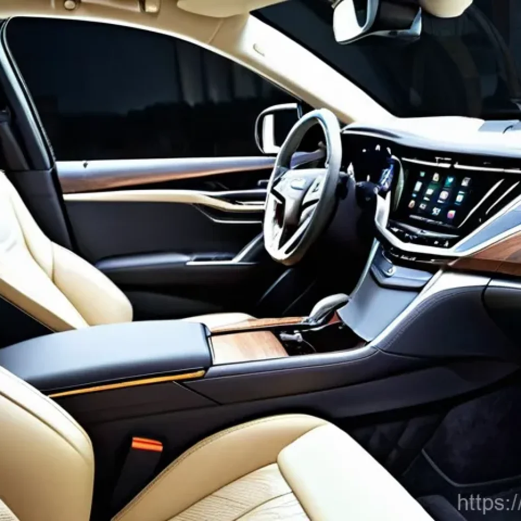 지엠 캐딜락 XT6의 고객 만족도 - **Prompt for Exterior Presence:**
"A stunning Cadillac XT6, captured in a dynamic three-quarter ...